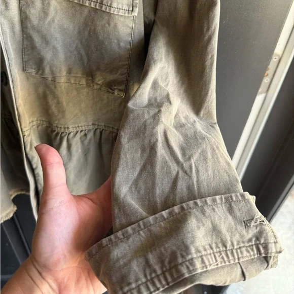 Lucky Brand Trendy Plus Size Peplum-Hem Utility Jacket Size 3X - Picture 12 of 13